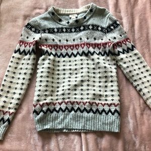 J Crew, winter sweater